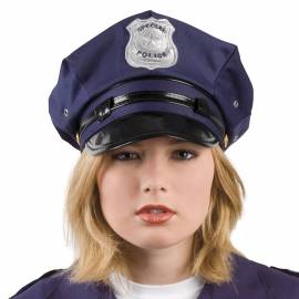 Casquette bleu marine de police