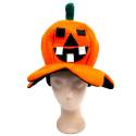 Chapeau d'Halloween en forme de citrouille