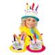 chapeau d'anniversaire en forme de gateau