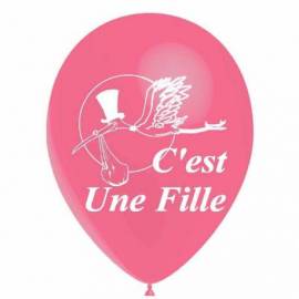 10 ballons "C'est un garçon" ou "C'est une fille"