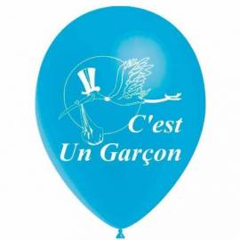 10 ballons &quot;C&#039;est un garçon&quot;