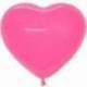 10 ballons de couleur en forme de coeur