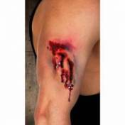 Cicatrice en latex blessure par morsure