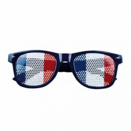 Lunettes de supporter français, bleu blanc et rouge