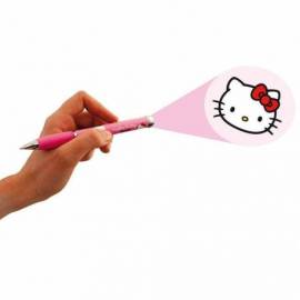 Stylo lumineux Hello Kitty, de couleur