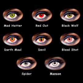 Lentilles de contact pour Halloween