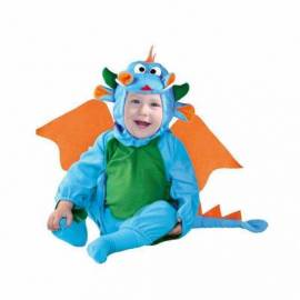 Déguisement de dragon bleu pour enfant de 1 à 2 ans