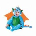 Déguisement de dragon bleu pour enfant de 1 à 2 ans
