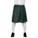 Kilt motif écossais rouge ou vert