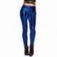 Pantalon leggings brillants de couleur