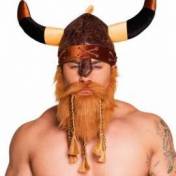 Barbe de Viking avec tresses