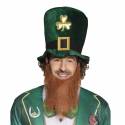 Chapeau Irlandais avec barbe rousse