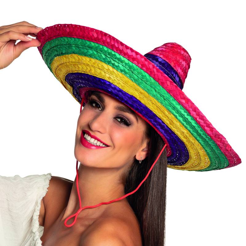 Chapeau SOMBRERO multicolore