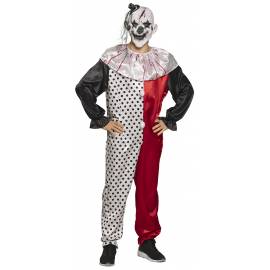 Costume psycho clown adulte