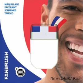 maquillage fan brush tricolore