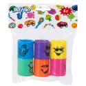 Lot de 6 jouets ressorts smiley