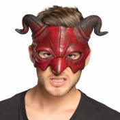 demi masque demon en mousse