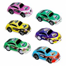 Set de 6 voitures coloris assortis