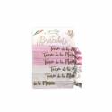 Bracelets enterrement vie de jeune fille en tissu