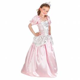 Deguisement princesse enfant rose et argent