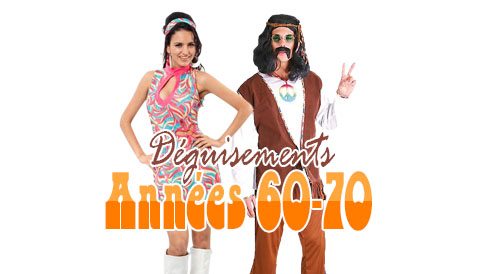 Deguisements hippies annees 60 70